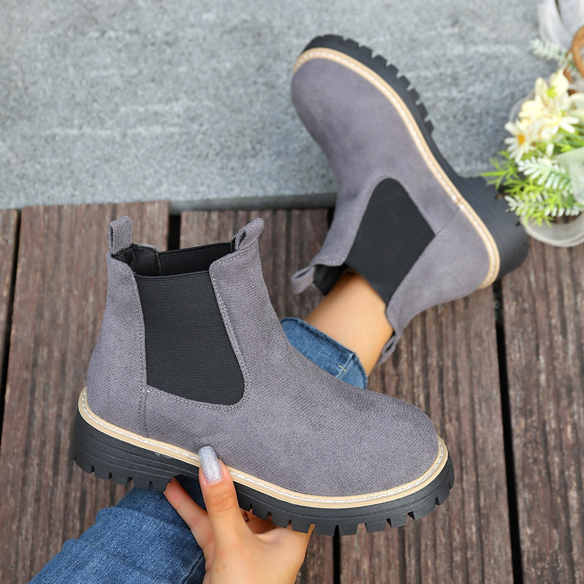 Bottines chelsea Averiell confort‑hiver