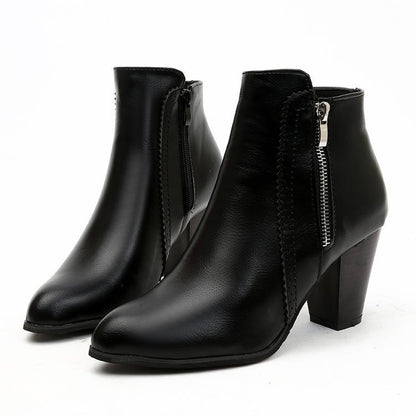 bottines-retro-talon-epais-zip-lateral