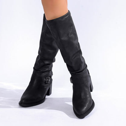 Bottes western Averiell jambe‑élancée