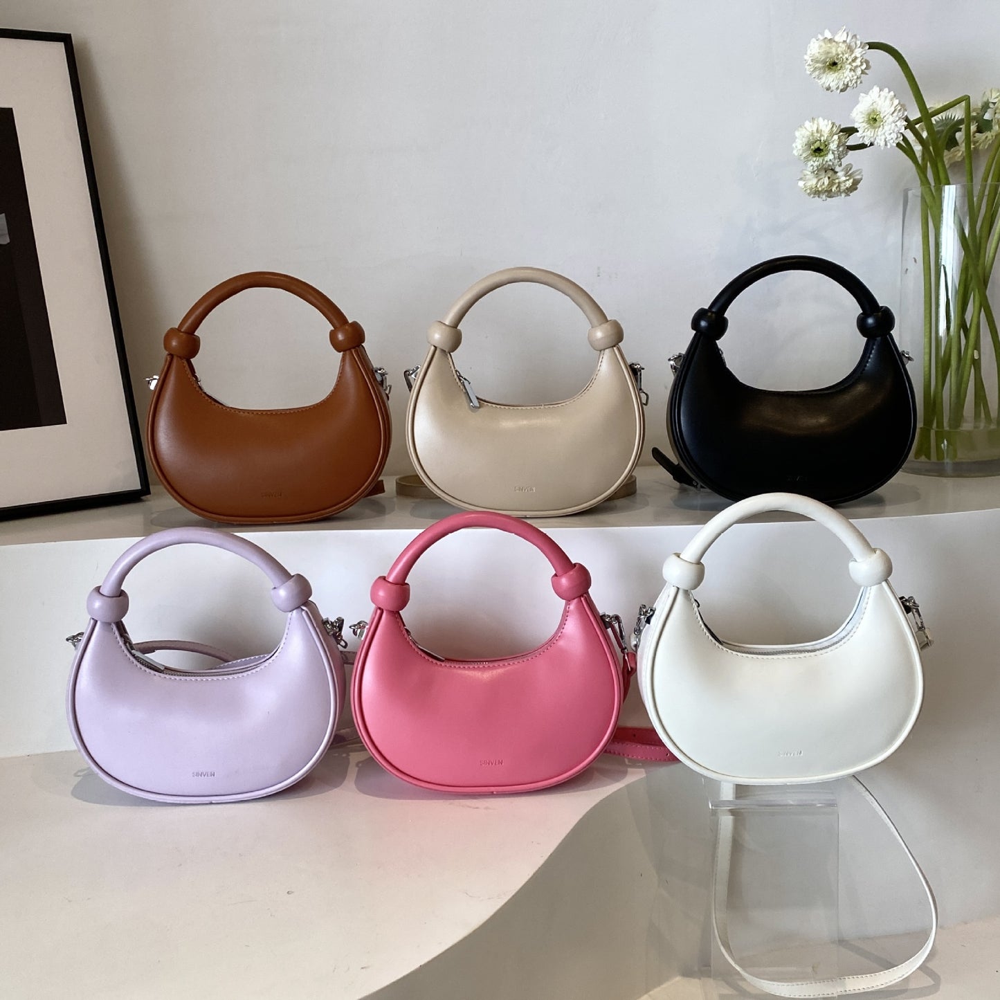 Westline – sac bandoulière dumpling en PU