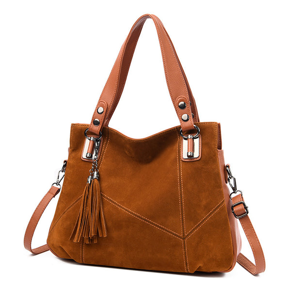 Suede Tassel Averiell Bag