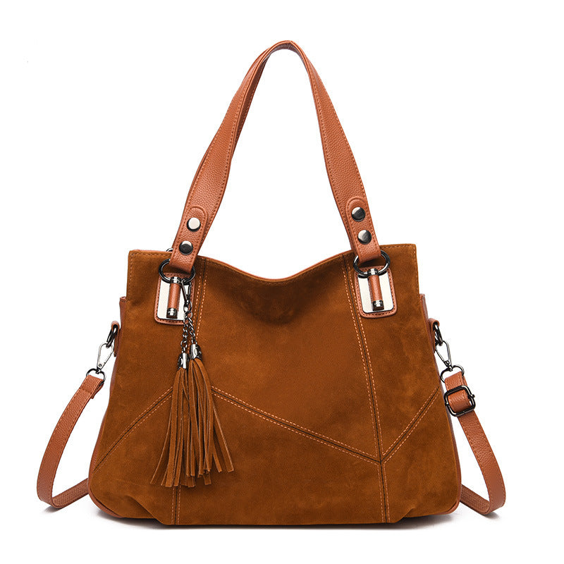 Suede Tassel Averiell Bag
