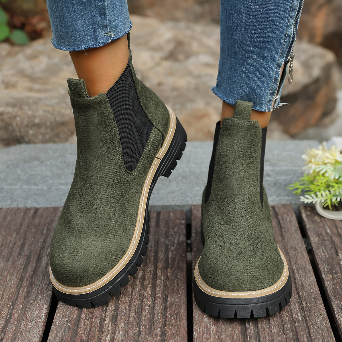 Bottines chelsea Averiell confort‑hiver
