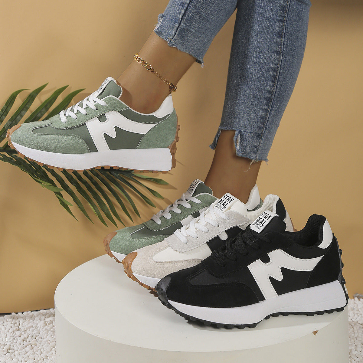 Baskets plateforme Averiell confort‑amorti