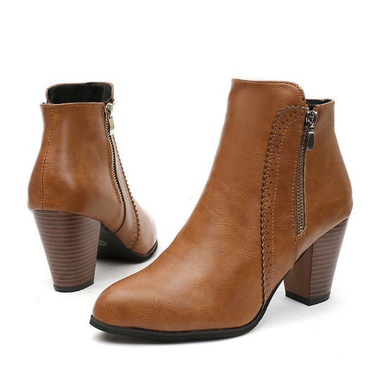 bottines-retro-talon-epais-zip-lateral