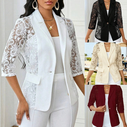 Veste dentelle Averiell sexy‑chic