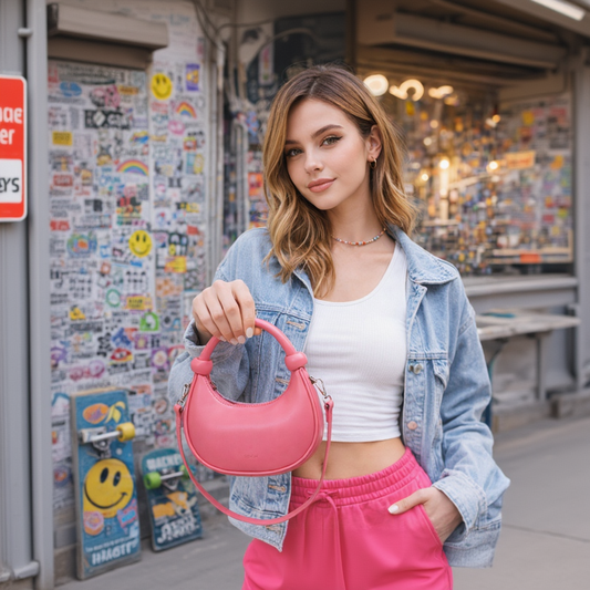 Westline – sac bandoulière dumpling en PU